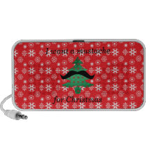 Quiero un bigote para el navidad portátil altavoz
