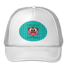 Quiero un búho para el navidad gorro
