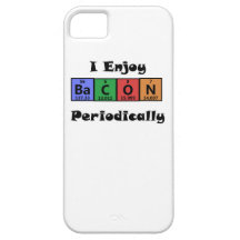 Química de la ciencia del tocino de la tabla perió iPhone 5 Case-Mate cárcasas