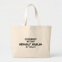 Químico Ninja mortal por noche Bolsas De Mano
