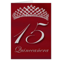 Quinceañera para el décimo quinto cumpleaños tarjetas