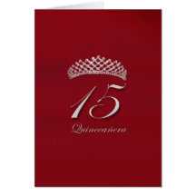 Quinceañera para el décimo quinto cumpleaños tarjetón