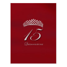 Quinceañera para el décimo quinto cumpleaños postales