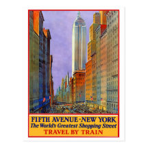 Quinta Avenida - Nueva York Tarjeta Postal