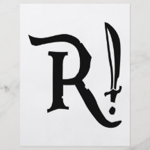 ¡R! Camisetas del pirata Tarjetones