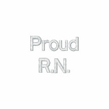 R.N. orgulloso Sudadera Bordada