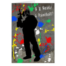 ¿R U alistan 4 Paintball? Tarjetón