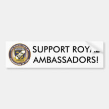 ¡RA100_HI, AYUDA ROYALAMBASSADORS! ETIQUETA DE PARACHOQUE