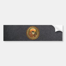 Ra egipcio de dios del sol etiqueta de parachoque