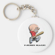Rabia del empollón llaveros personalizados