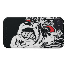 Rabia mega Case-Mate iPhone 4 cárcasas