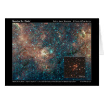 Racimo masivo del comienzo - telescopio espacial d tarjetas