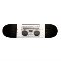 Radio de Boombox de la escuela vieja Patín