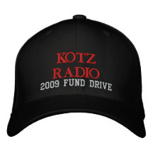 RADIO DE KOTZ, IMPULSIÓN DE 2009 FONDOS GORRAS BORDADAS