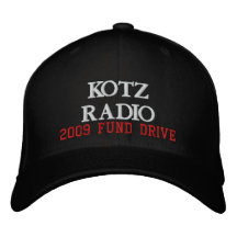 RADIO DE KOTZ, IMPULSIÓN DE 2009 FONDOS GORRA DE BÉISBOL BORDADA