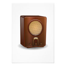 Radio del vintage comunicado