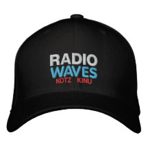 RADIO, ONDAS GORRAS DE BÉISBOL BORDADAS