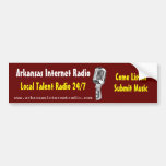 Radio por internet de Arkansas - pegatina para el  Etiqueta De Parachoque