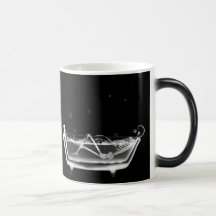 Radiografíe las tazas esqueléticas del café/de cer