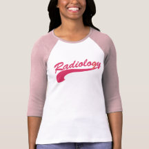Radiología del equipo camisetas
