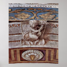 Raffaello Sanzio - alegoría del detalle de la virt Posters