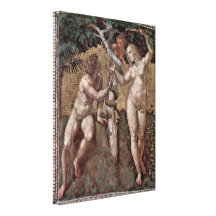 Raffaello Sanzio DA Urbino - Adán y Eva Impresiones En Lienzo Estiradas