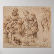 Raffaello Sanzio DA Urbino - compianto del cristo Posters