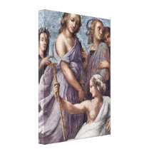 Raffaello Sanzio DA Urbino - el Parnassus Impresión En Lona