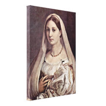 Raffaello Sanzio DA Urbino - retrato de una mujer Impresiones En Lona