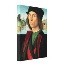 Raffaello Sanzio DA Urbino - ritratto di uomo Impresion En Lona