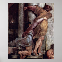 Raffaello Sanzio - expulsión de Jerusalén Poster