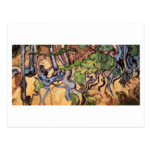 Raíces y troncos (F816) del árbol de Van Gogh Postales