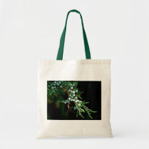 Rama de árbol de pino bolsa de mano