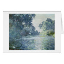 Rama del Sena cerca de Giverny, 1897 Tarjeta