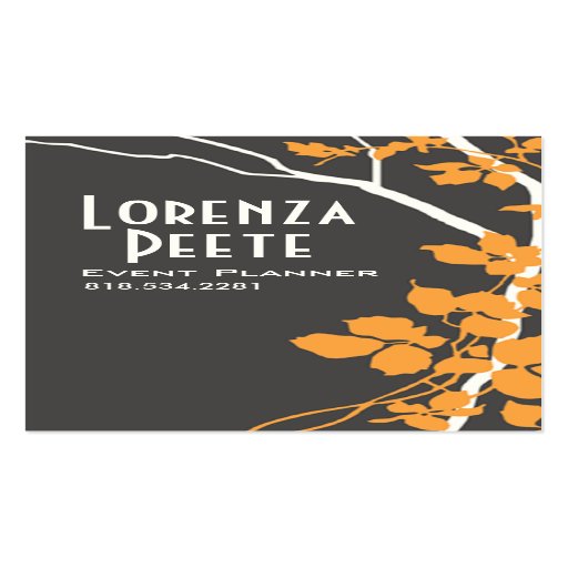 Ramas creativas (planificador de eventos) tarjeta de visita