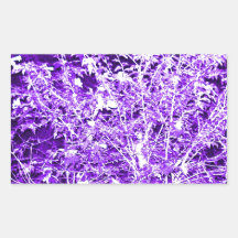 Ramas de árbol abstractas violetas púrpuras pegatinas  