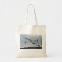 Ramas de árbol desnudas contra un cielo nublado bolsas