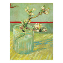 Ramas del flor de la almendra de Van Gogh en un de Tarjetas Postales