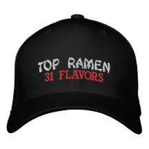 RAMEN SUPERIORES, 31 SABORES GORRAS BORDADAS