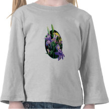 Ramo con los iris japoneses camiseta