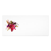Ramo con los lirios del Stargazer Tarjetas Publicitarias A Todo Color