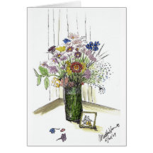 ramo de flores tarjeta
