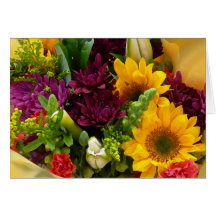 Ramo de la primavera tarjeta