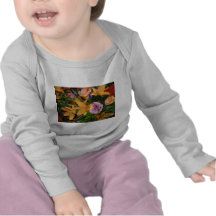 Ramo del boda de la caída camisetas