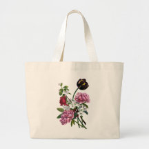 Ramo del Peony y del tulipán de Jean Louis Prevost Bolsas De Mano