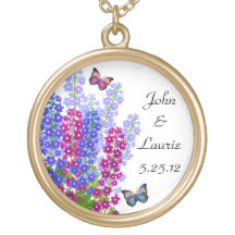 Ramo floral del Delphinium personalizado casando e Joyerias