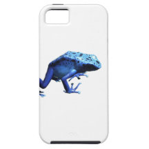 Rana azul del dardo del veneno iPhone 5 Case-Mate cárcasa
