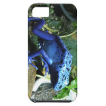 Rana azul del dardo del veneno iPhone 5 funda