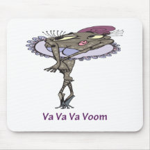 Rana del Va Va Va Voom Alfombrillas De Ratón
