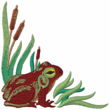 Rana en Cattails